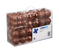 Relaxdays Set of 100 Christmas Baubles