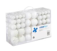 Relaxdays Set of 100 Christmas Baubles