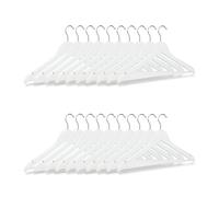 Relaxdays Set of 100 Coat Hangers White