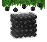 Relaxdays Set of 100 Matte Christmas Baubles