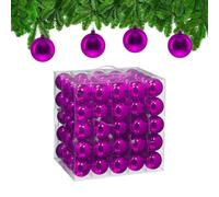 Relaxdays Set of 100 Shiny Christmas Baubles