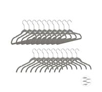 Relaxdays Set of 100 Velvet Clothes Hangers