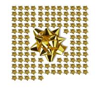 Relaxdays Set of 1000 Gift Wrapping Bows Gold