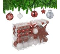 Relaxdays Set of 101 Christmas Ornaments