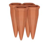 Relaxdays Set of 12 Clay Watering Cones