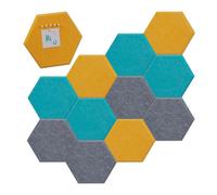 Relaxdays Set of 12 Hexagonal Pin Boards