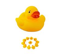 Relaxdays Set of 12 Rubber Ducks - 5 cm