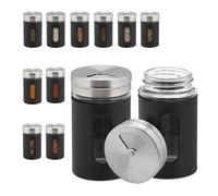Relaxdays Set of 12 spice jars