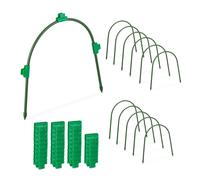 Relaxdays Set of 12 Tunnel Arches with Plant Clips
