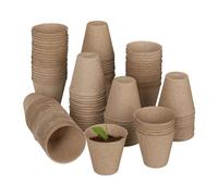 Propagator pots Eco-Friendly Planting Containers cellulose planter set 7.5 cm