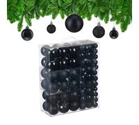 Relaxdays Set of 138 Christmas Tree Baubles