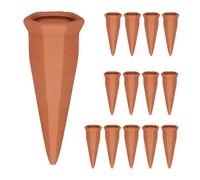 Relaxdays Set of 14 Clay Watering Spikes
