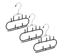 Relaxdays Set of 15 Belt Hangers with 5 Hooks