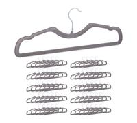 Relaxdays Set of 150 Flocked Coat Hangers