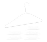 Relaxdays Set of 150 Wire Coat Hangers White