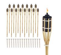 Relaxdays Set of 16 Garden Torches 90cm