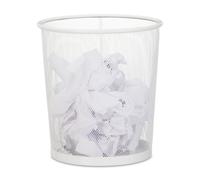 Relaxdays Set of 16 Wire Mesh Wastebaskets