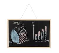 Relaxdays Set of 2 Chalkboards Black 40x60cm