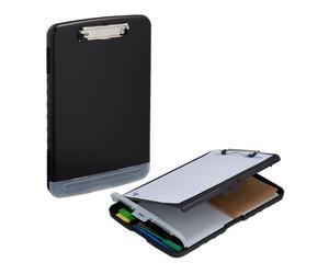 Relaxdays Set of 2 Clipboards with Compartment