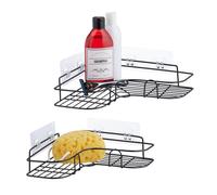 Relaxdays Set of 2 Corner Shower Caddy