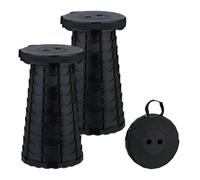 Relaxdays Set of 2 Folding Camping Stools