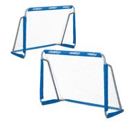 Relaxdays Set of 2 Football Goals Blue