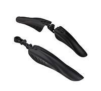 Relaxdays Set of 2 Front and Rear Mudguards for 24 to 28 Inch Wheels for Various Seatposts, Black