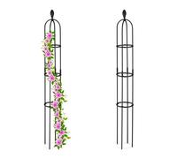 Relaxdays Set of 2 Garden Obelisks 160 cm