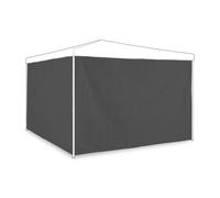 Relaxdays Set of 2 grey gazebo side panels