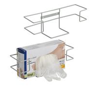 Relaxdays Set of 2 Grey Glove Dispensers