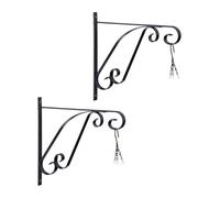 Relaxdays Set of 2 Hanging Basket Brackets