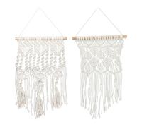 Relaxdays Set of 2 Macramé Wall Hangings
