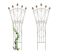 Relaxdays Set of 2 Metal Trellises