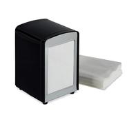 Relaxdays Set of 2 Napkin Dispensers Retro Black