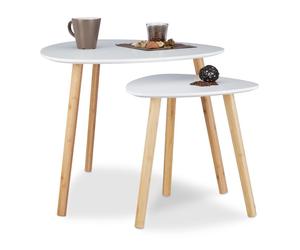 Relaxdays Set of 2 Nesting Tables
