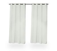 Relaxdays Set of 2 Opaque Curtains