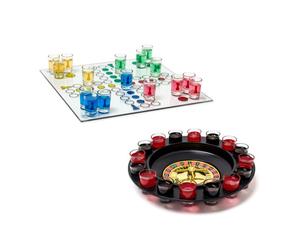 Relaxdays Set of 2 party drinking games