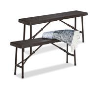 Relaxdays Set of 2 Picnic Benches