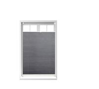 Relaxdays Set of 2 Pleated Blinds Grey 100x130cm