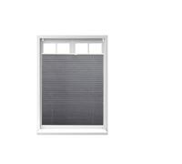 Relaxdays Set of 2 Pleated Blinds Grey 90x130cm