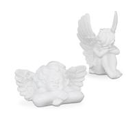 Relaxdays Set of 2 Praying Angel Sculptures