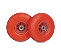 Relaxdays Set of 2 PU Hand Truck Tyres 3.00-4