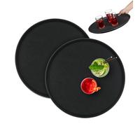 Relaxdays Set of 2 Round Gastro Trays Ø45cm