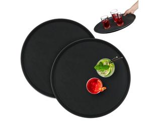 Relaxdays Set of 2 Round Gastro Trays Ø45cm
