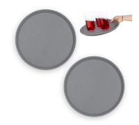 Relaxdays Set of 2 Round Serving Trays, 35cm