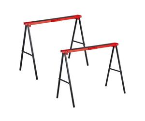 Relaxdays Set of 2 Sawhorses 100 kg