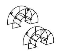 Relaxdays Set of 2 Semicircular Hose Pipe Holders
