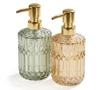 Relaxdays Set of 2 soap dispensers 400 ml