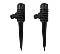 Relaxdays Set of 2 Spike Sprinklers in Black