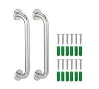 Relaxdays Set of 2 Stainless Steel Grab Handle